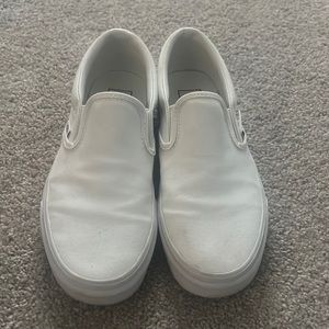 White Vans shoes